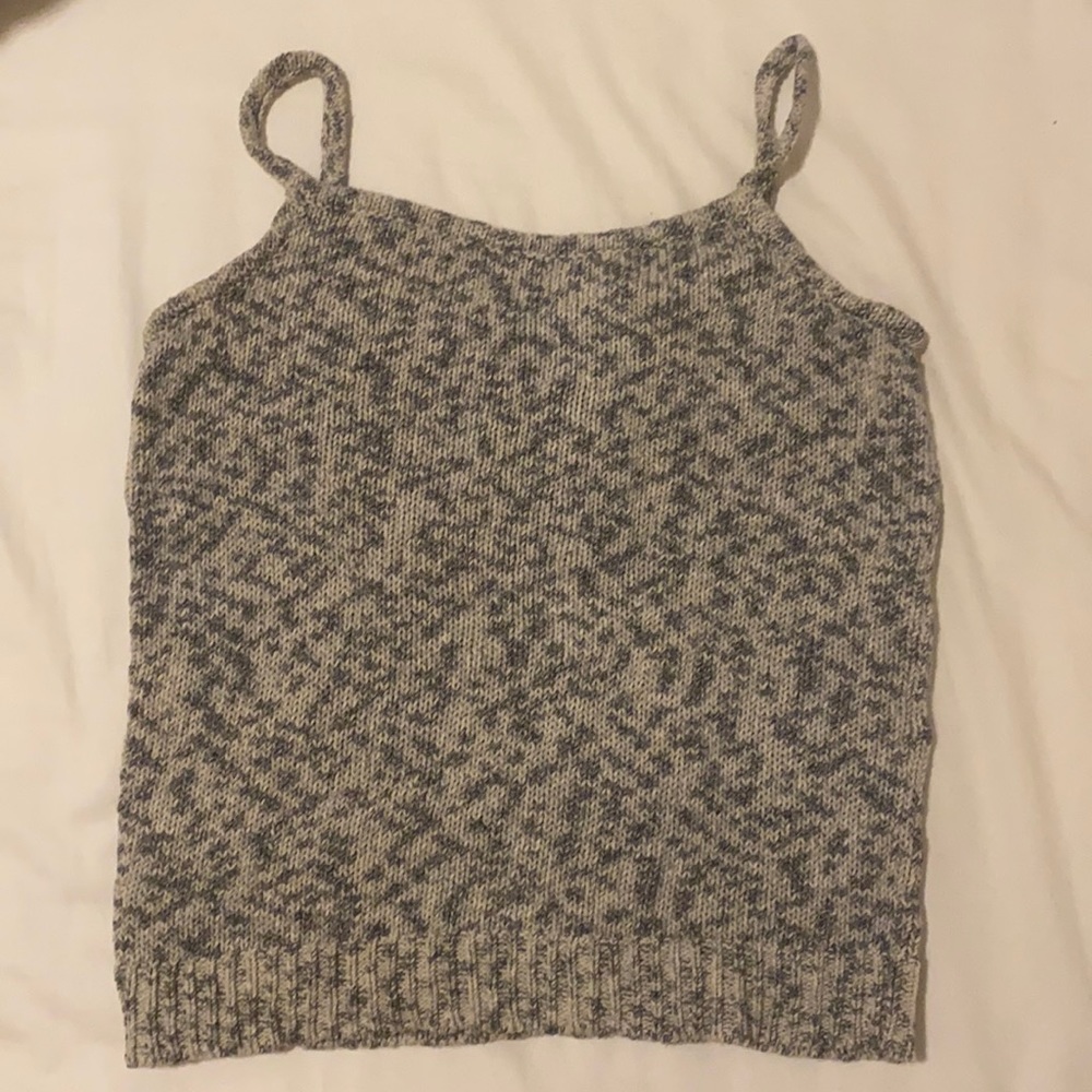 Madewell sweater spaghetti strap top